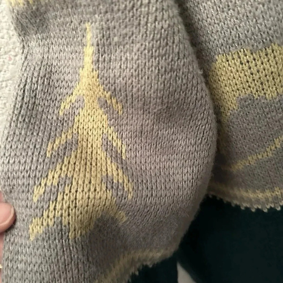 2/20$ Men’s Or Woman’s Tiny Brand Christmas Cardigan Size XL Reindeer Trees - Picture 5 of 7